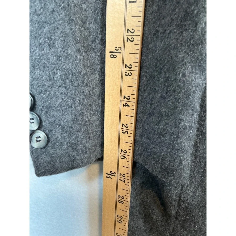 Jeremy Peters Mens Gray Camel Hair Blend Blazer Sport‎ Coat Made in USA Vintage